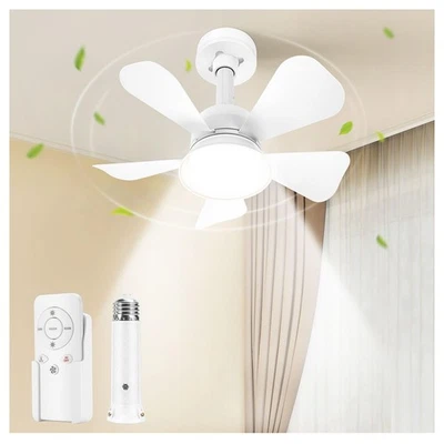 Ceiling Fans with Lights and Remote, Quiet Ceiling Fans with 5 Blades, 3 Colo... - Image 1 of 4