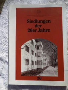 German Architecture New Objectivity Siedlungen der 20er Jahre Kirschbaum Gropius - Picture 1 of 1