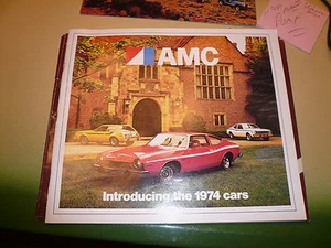 1974 American Motors Pacer Javelin Hornet Matador Ambassador Sales Brochure  - Imagen 1 de 2