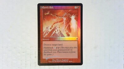 Foil Earth Rift	 Odyssey - Magic the Gathering Red - Image 1 of 2