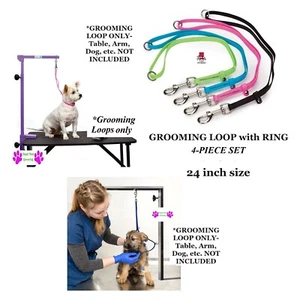 4-24" WATERPROOF Grooming LOOP w/ O RING for Table Arm,Bath*Compare to Jelly Pet - Picture 1 of 10