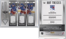 2011 Titanium Hat Tricks Memorabilia Brad Richards Brandon Dubinsky Marc Staal