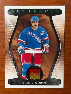 2023-24 Artifacts Eric Lindros #164 Legends Polychrome /65 HOF New York Rangers - Image 1 of 2