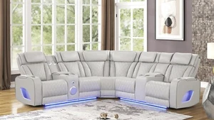 Fortuner Reclining Sectional Living Room Set comes in a choice of 2 Colors - Picture 1 of 2