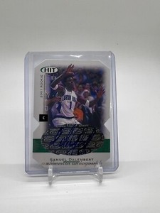 2001-02 SAGE Hit Die-Cut Auto /250 Samuel Dalembert #A26 Rookie Auto RC