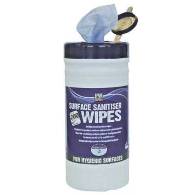 PORTWEST 200 Desinfektionstücher Eimer/Dose Flächendesinfektion feuchte Reinigungstücher