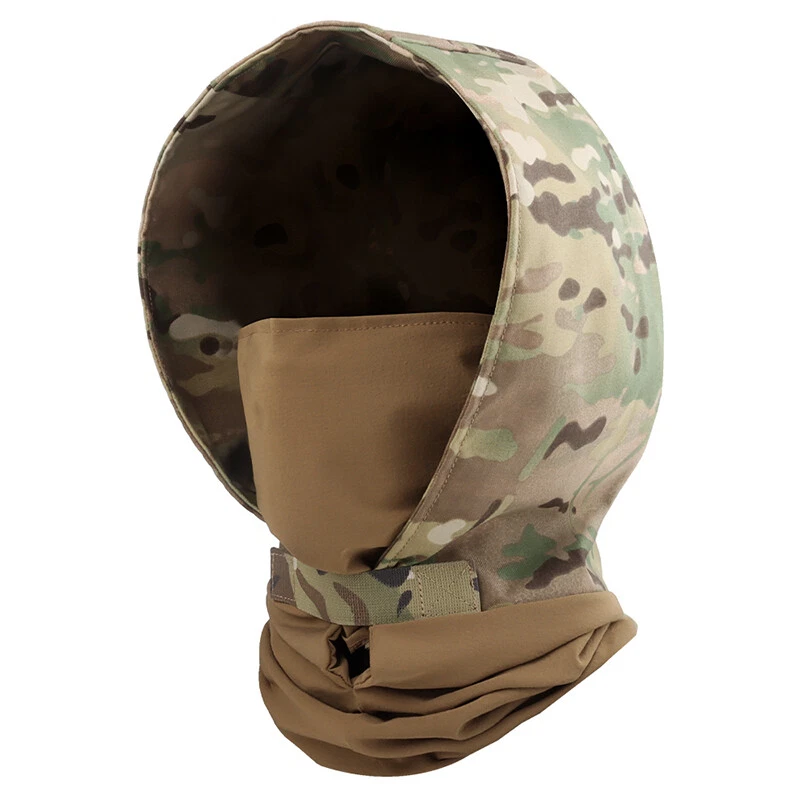 WoSporT Tactical Half Face Mask Cordura Camo Balaclava Outdoor Hood Hunting Camo - Image 1 of 4