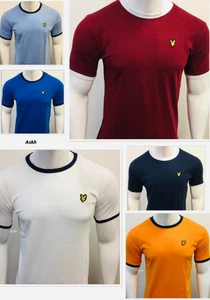 LYLE AND SCOTT SHORT SLEEVE CONTRAST CREW NECK T-SHIRT !!!!!!
