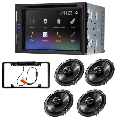 Pioneer Package 6.2" CD/DVD In-Dash Receiver & 4X TSG1620 6.5" 300 Watt speakers - Image 1 of 4