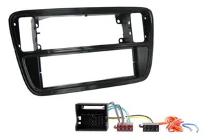 Adaptador de cableado envolvente de panel de radio-fascia estéreo único para Volkswagen VW Up - Imagen 1 de 1