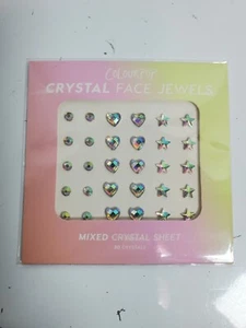 NEW Colourpop Crystal Face Jewels - Individual Sheet - 30 Crystal - Picture 1 of 3