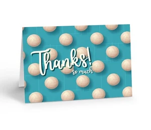 Tarjetas de notas de agradecimiento de voleibol - 10 tarjetas de voleibol en caja - Hechas en EE. UU. - B14385 - Imagen 1 de 2