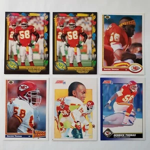 Derrick Thomas Kansas City Chiefs - Six Card Lot - HOF - Upper Deck - Wild Card - Picture 1 of 12