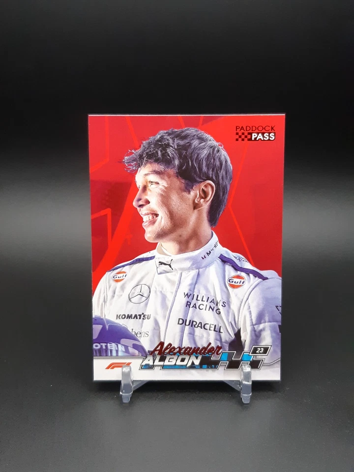 2024 Topps Paddock Pass Formula 1 Closeups Red Foil Alexander Albon #69 - Image 1 of 2