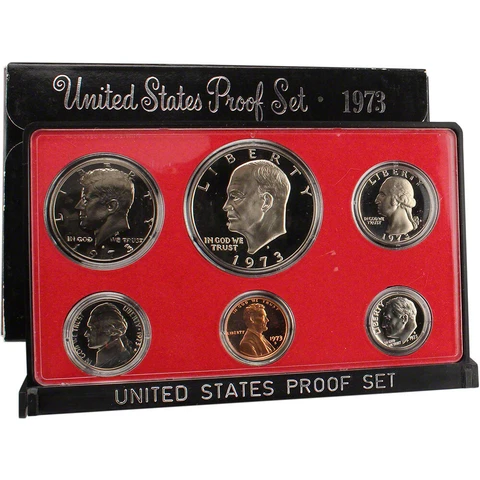 1973 US Mint Proof Set in OGP Cover