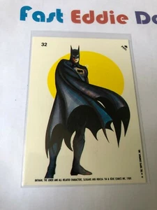 TOPPS 1989 BATMAN THE MOVIE BUBBLEGUM STICKER CARD 23 NICHOLSON BATMAN SKETCH - Bild 1 von 2