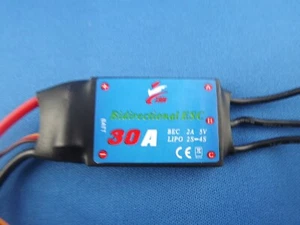 Fahrtregler 30A, Vor- und Rückwärts, 2-4S LIPO, Brushless, BEC 5V 2A, #390322 - Bild 1 von 2