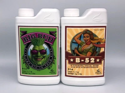 Paquete de nutrientes avanzados Big Bud + B-52 - 1 litro Foto 1 de 3