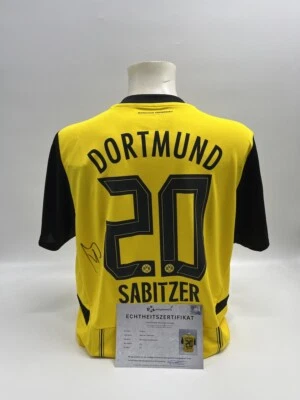 Borussia Dortmund Trikot signiert Marcel Sabitzer Autogramm BVB Puma XL - Bild 1 von 4