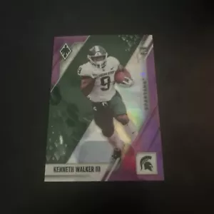 2022 Panini Chronicles - Phoenix Purple #18 Kenneth Walker III /49 (RC) - Picture 1 of 2
