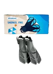 Aletas de snorkel Greatever aletas ajuste ajustable unisex (talla ML/XL - nuevas en caja - Imagen 1 de 10