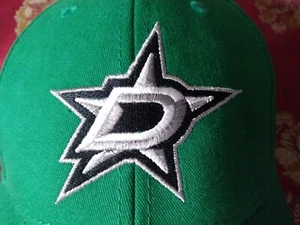 Cappello/Berretto Dallas Stars Fan Favorite Autentico Professionale Regolabile Nuovo con etichette Verde/Bianco - Foto 1 di 6