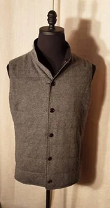 NWT Peter Millar Crown Crafted Cashmere Reversible Vest M Black/Iron $798 - Picture 1 of 10