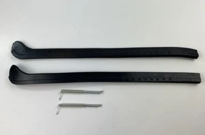 Vintage High Quality Speed Skate Black Blade Guards NEW - Picture 1 of 4
