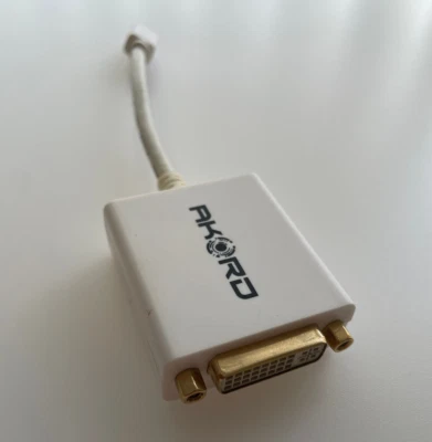 MIni DP Display Port Male to DVI-D & DVI-I Female Adapter Cable Converter Lead - Image 1 of 2