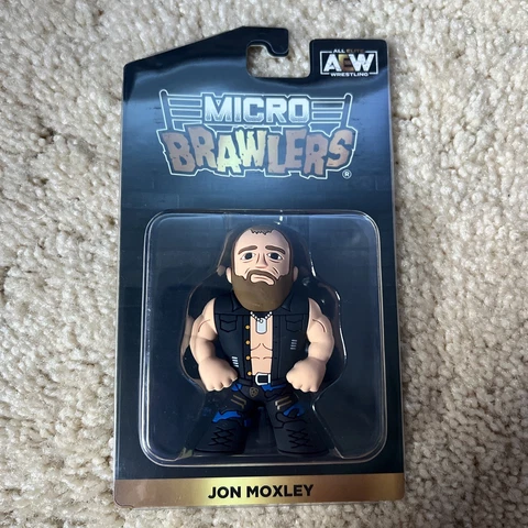 Jon Moxley Micro Brawlers Pro Wrestling Tees Exclusive Figure AEW Dean Ambrose Cover