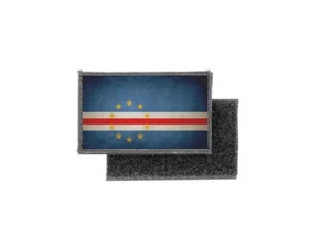Flagge Aufnäher bedruckt Abzeichen Land Vintage Cape Verde - Bild 1 von 1