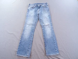 Levis 513 Jeans Mens 29x32 Blue Denim Slim Straight Fit Measures 29x27.5 - Picture 1 of 17