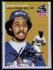 2023 Topps Cromo Platino Aniversario #266 Harold Baines Refractor Medias Blancas - Imagen 1 de 2