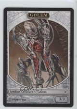 2011 Magic: The Gathering - New Phyrexia Golem (Token) #T3 0t0