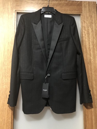 SAINT LAURENT (YSL) Giacca blazer nera 2900$ Saint laurent US 12 FR 44