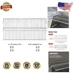 Compact Stainless Steel Warming Rack for Masterbuilt Gravity Series 1050 Grill - Picture 1 of 8