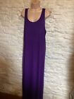 Purple Jersey Summer Maxi dress size 16 18