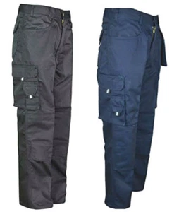 Strapazierfähige Arbeitskleidung Berufshose Kniepolster Handwerker Kniepolster Taschen - Bild 1 von 5
