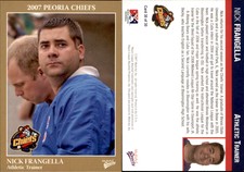 Nick Frangella 2007 MultiAd Peoria Chiefs #12 Card *AutographDen*