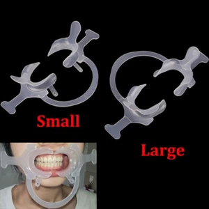 Dental Orthodontic Cheek Retractor C Type Transparent Intraoral Mouth Lip Opener - Picture 1 of 14