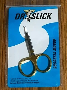 Dr Slick 3,5" Pfeilschere mit gebogener Spitze, Fliegenbinden, NR - Bild 1 von 1