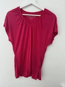 Camiseta JD Williams Rosa Cuello en V Manga Corta - Imagen 1 de 5