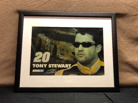 NASCAR Tony Stewart Poster Art - Images In Motion - Hologram Framed - Home Depot Cover