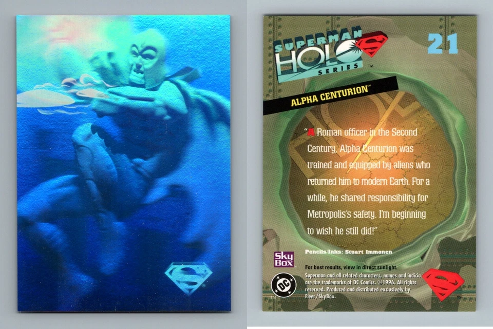 Alpha Centurion #21 Superman Holo Series 1996 Skybox Trading Card - Image 1 of 1