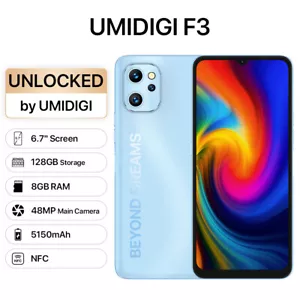 UMIDIGI F3 8GB+128GB 5150mAh Octa Core Android 6.7" Unlocked Mobile Phone - Picture 1 of 12
