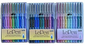 Marvy Uchida Le Pen Vivid Colors Fine Tip 0.3mm Set Of 3 Pastel, Bold, Bright - Picture 1 of 4