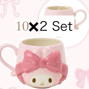 Sanrio My Melody Cumpleaños 50 Aniversario Cinta Princesa Taza Taza Juego de 2 300 ml - Imagen 1 de 7