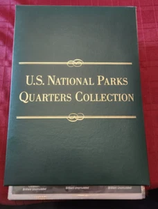 US National Parks Quarters Sammlung unzirkuliert, vergoldet mit Briefmarken - Bild 1 von 17