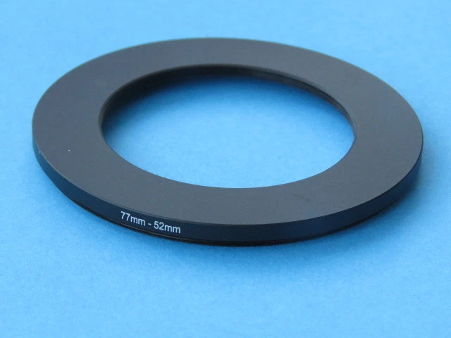 77mm to 52mm Step Down Step-Down Ring Camera Filter Adapter Ring 77mm-52mm - Image 1 of 3