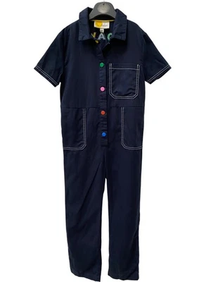 Mini Boden Girls Jumpsuit Best Day Ever Navy Size 5-6Y 1 RVB001 - Image 1 of 3